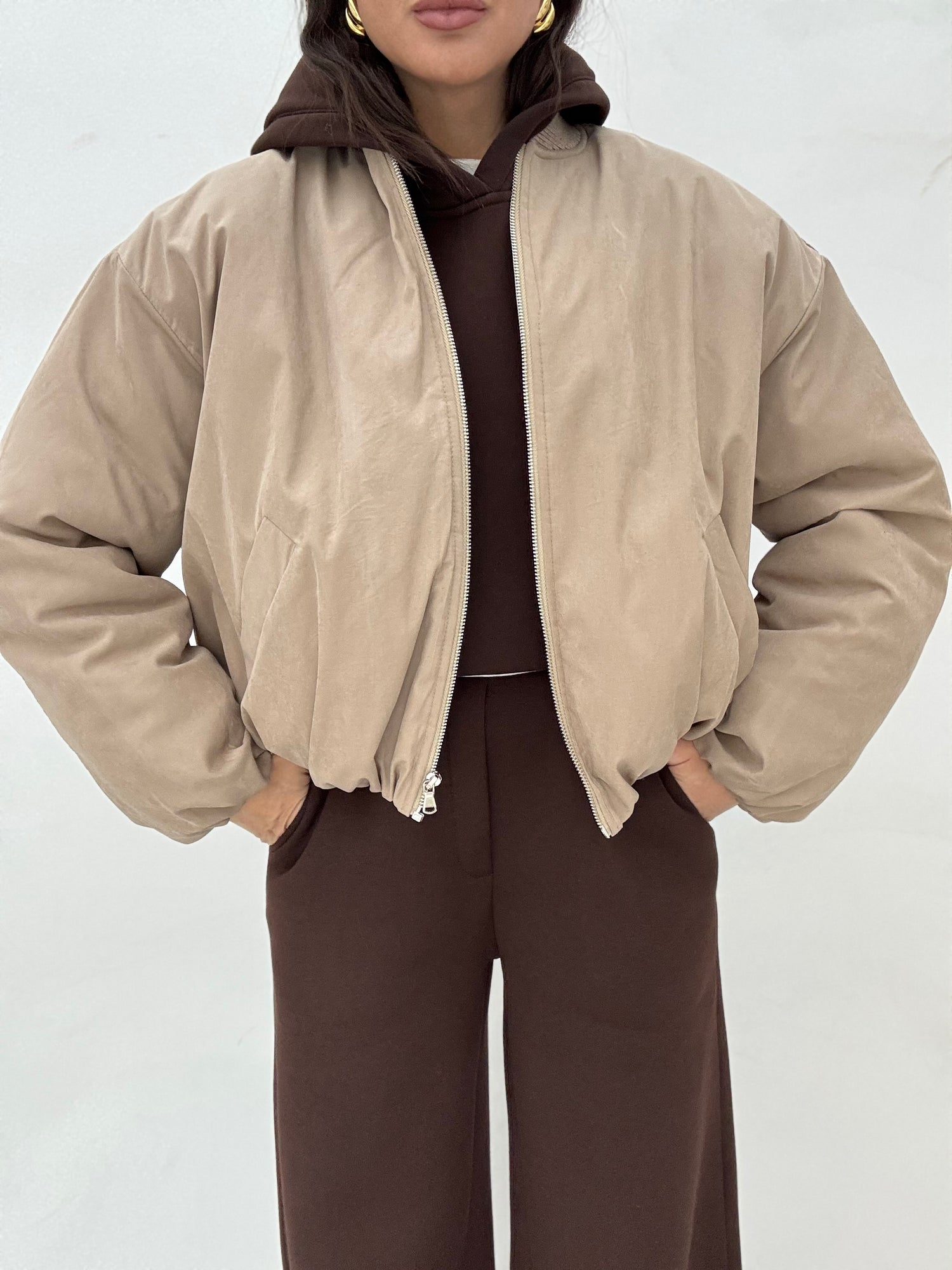 Bomber ‘BY LUMINA’ Beige
