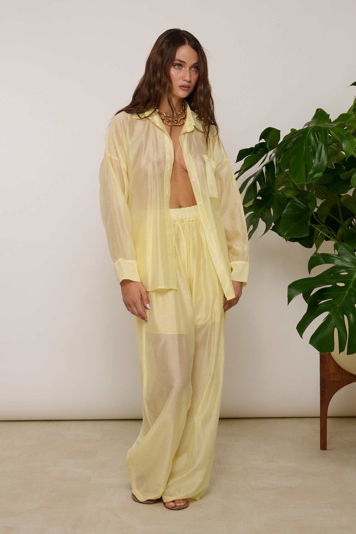 Coordinato ‘CHIFFON’ Giallo