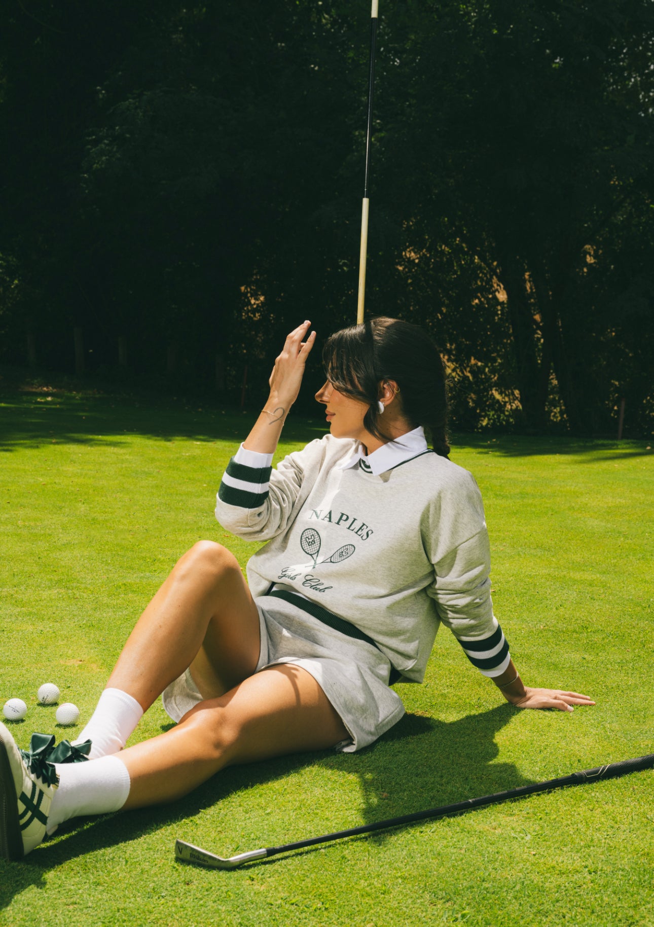 Coordinato ‘GIRLS CLUB’ 3&33 Grigio