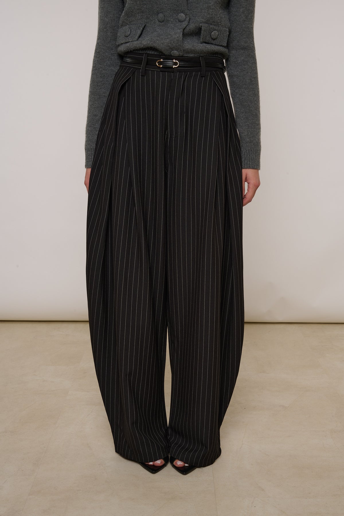 Pantalone ‘BALLON GESSATO’ Nero