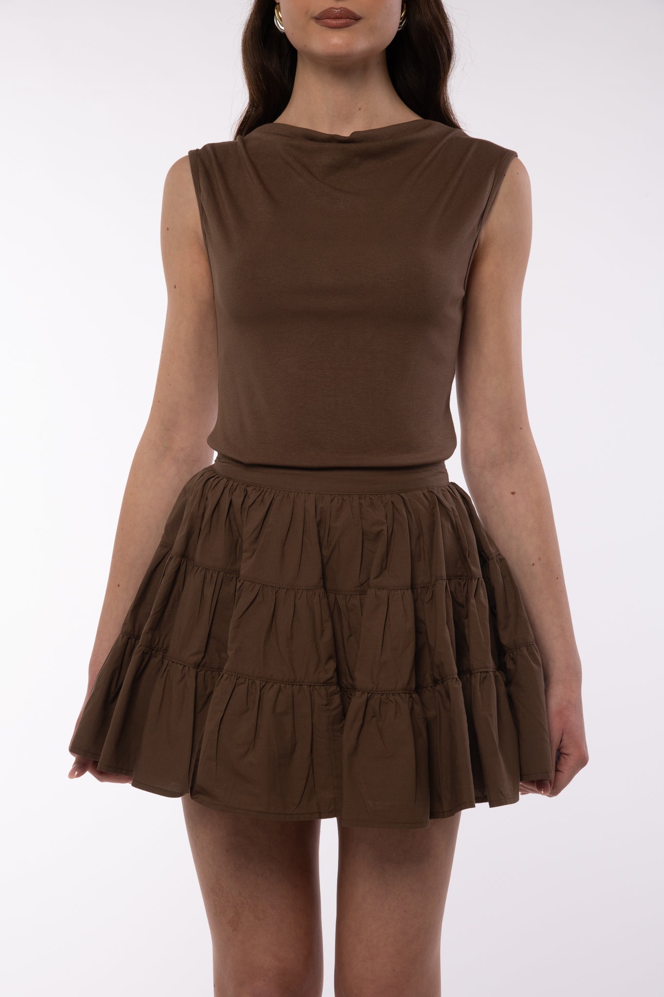 Maglia ‘75% COTONE’ Cacao