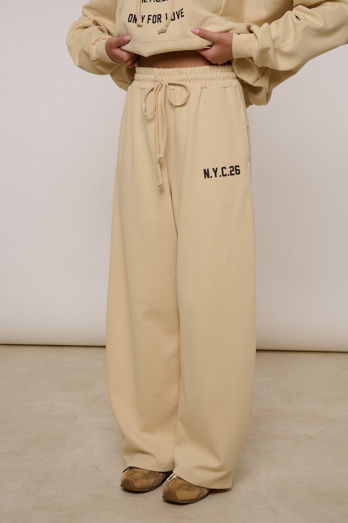Pantalone Tuta ‘70% COTONE’ By Lumina Panna