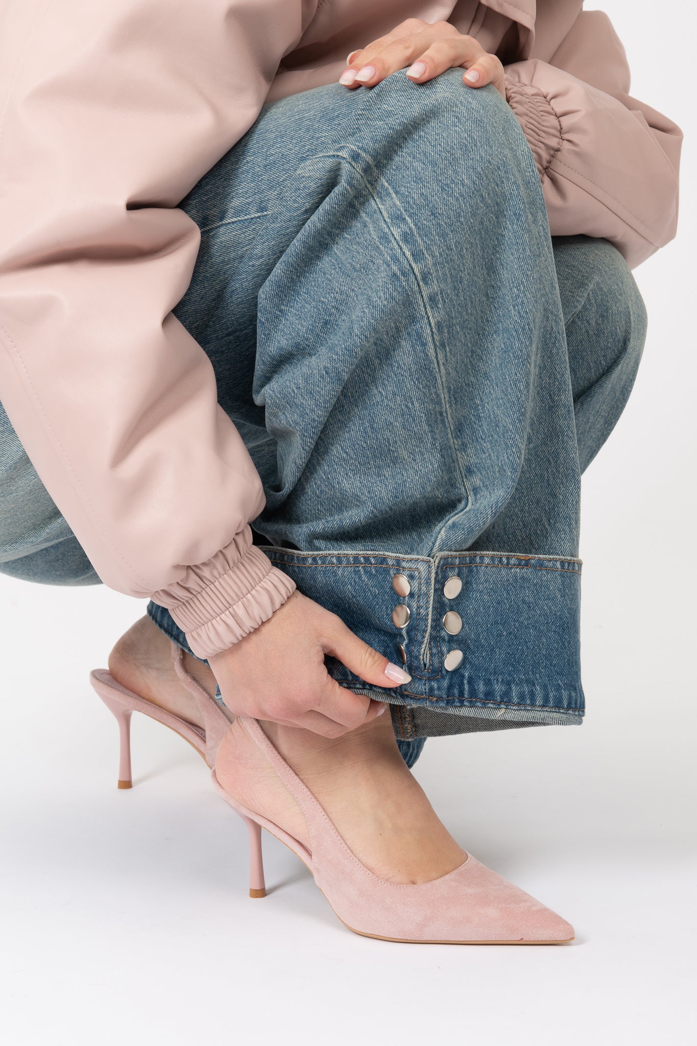 Décolleté ‘SUEDE’ Rosa