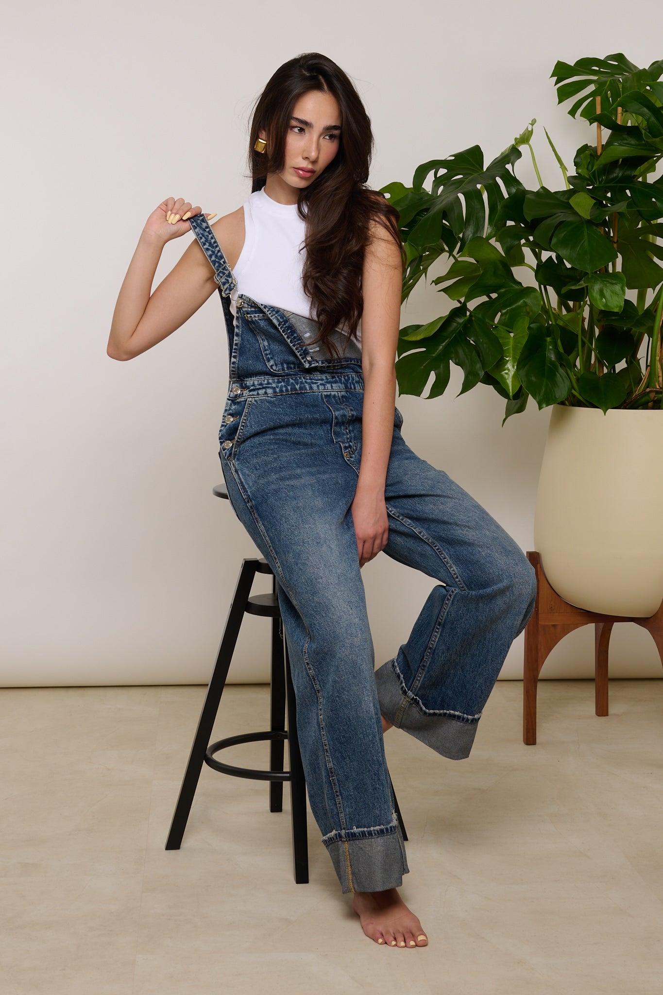 Salopette ‘PIEGONE’ Denim Scuro