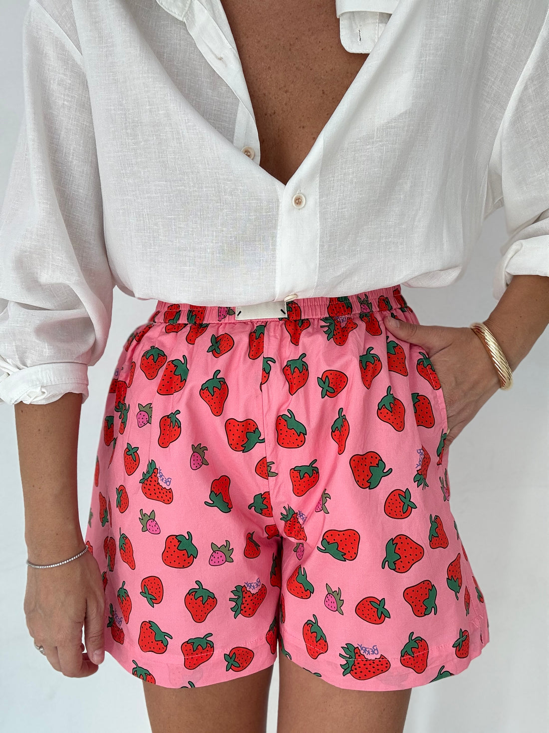 Pantaloncino ‘BOXER’ 80%COTONE fantasia Fragole