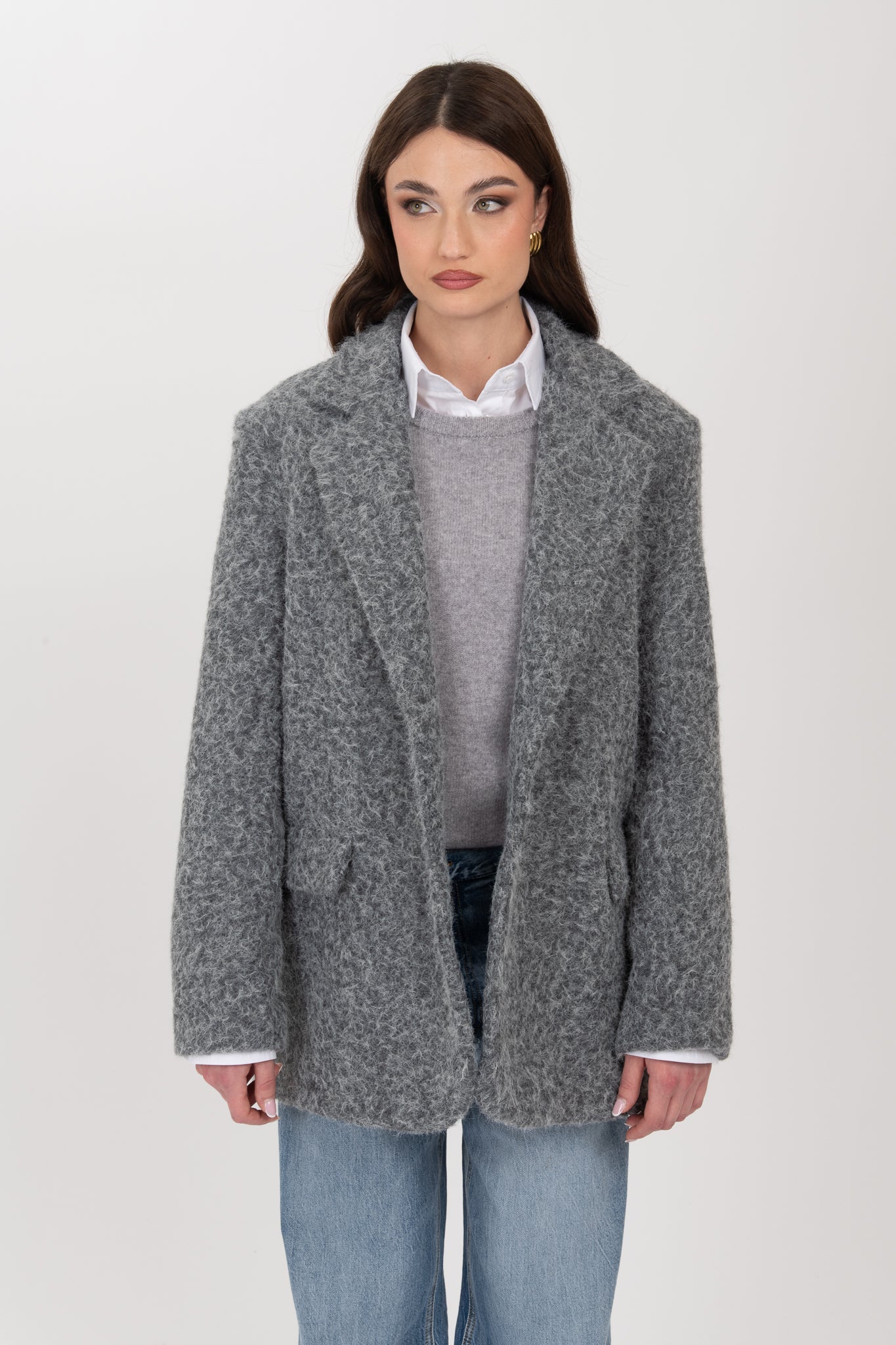 Giacca/Cappotto Grigio