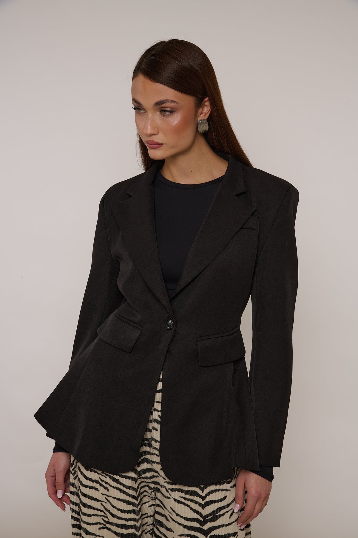 Blazer ‘AVVITATO’ Nero