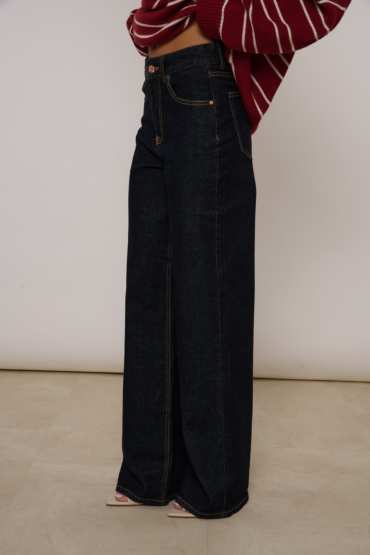 JEANS ‘WIDE LEG’ Lavaggio Zero