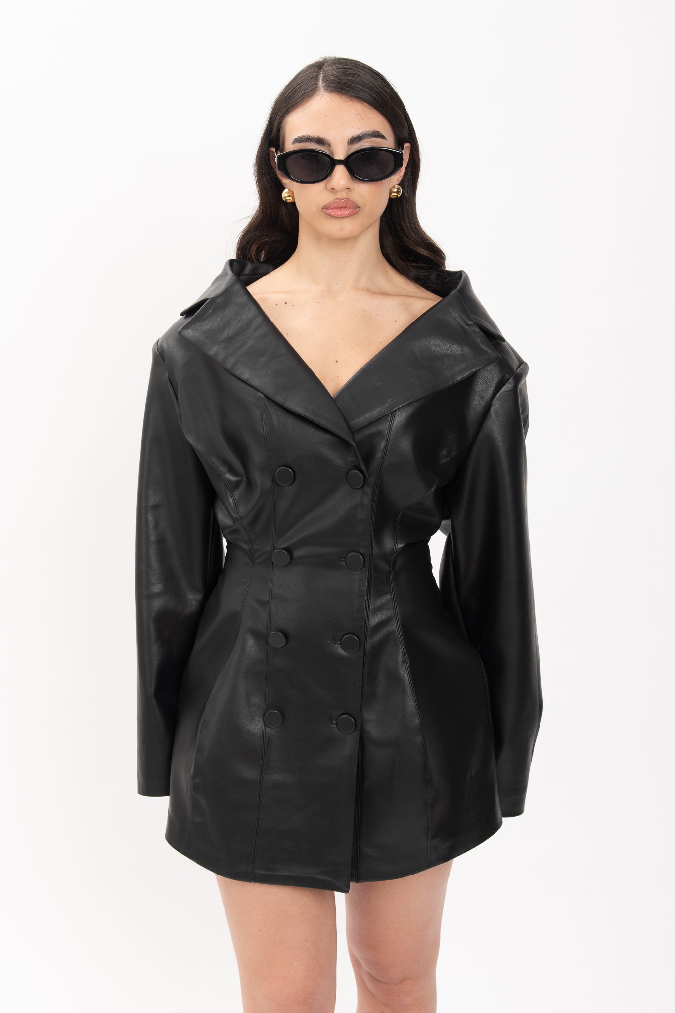 Abito/Giacca ‘ECO-PELLE’ Nero