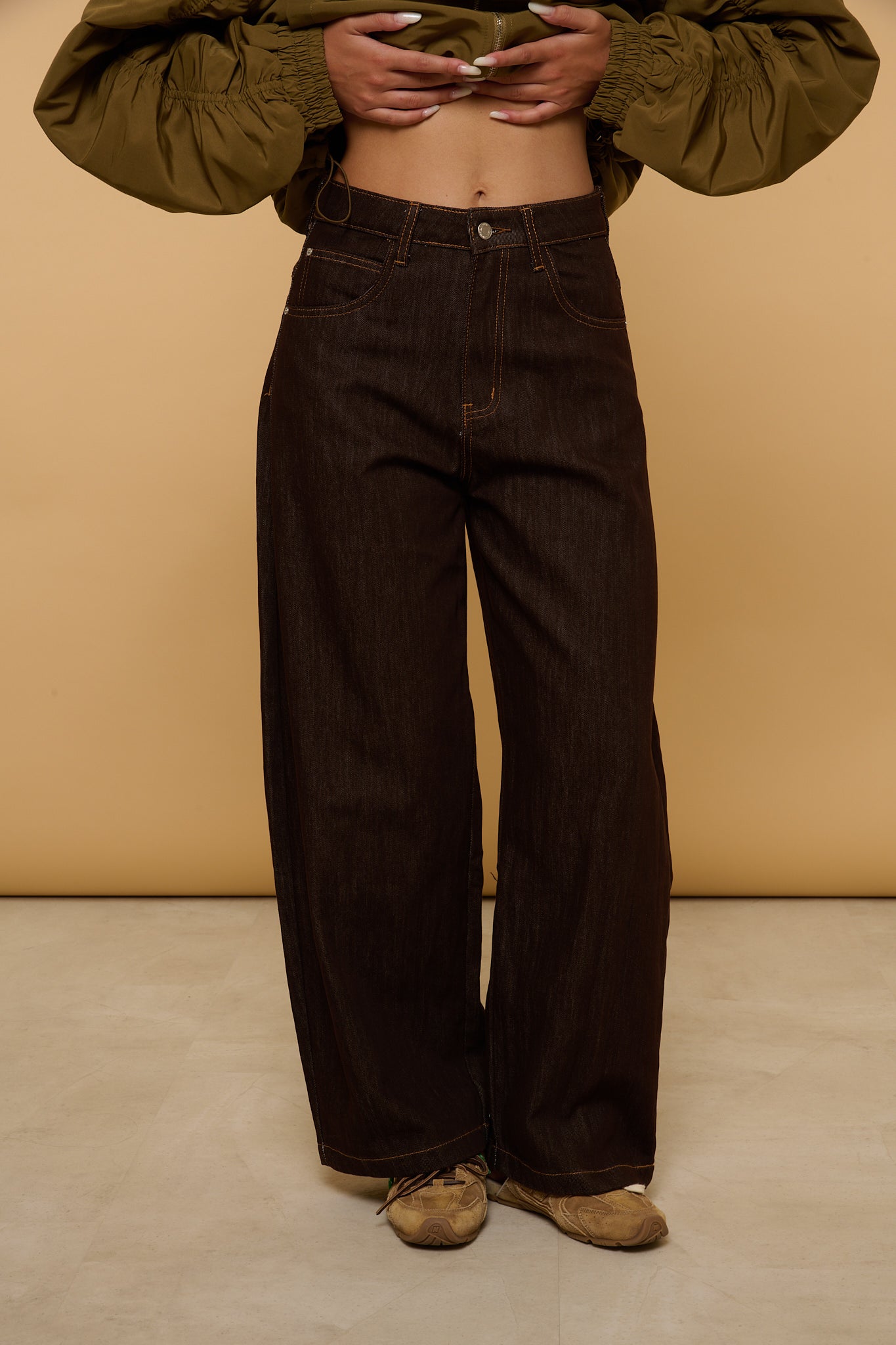 Jeans ‘BALLON’ Cacao