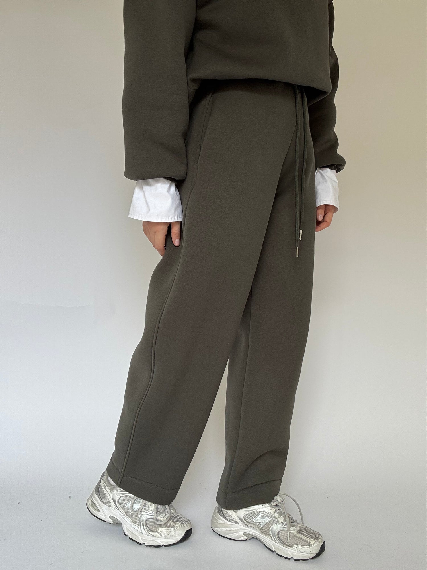 Pantalone Tuta ‘BARREL PILE INTERNO’ Verde Militare