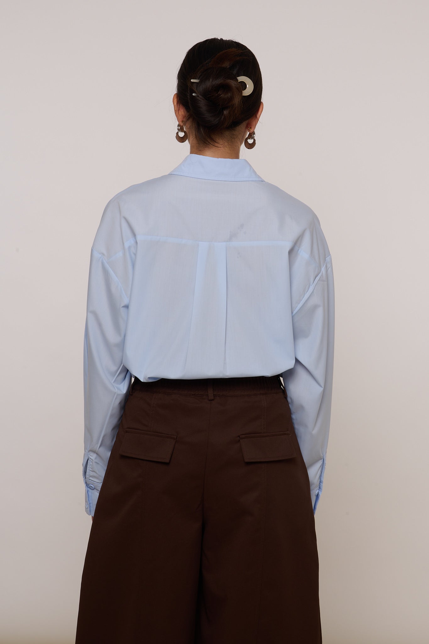 Camicia ‘100% COTONE’ Azzurra