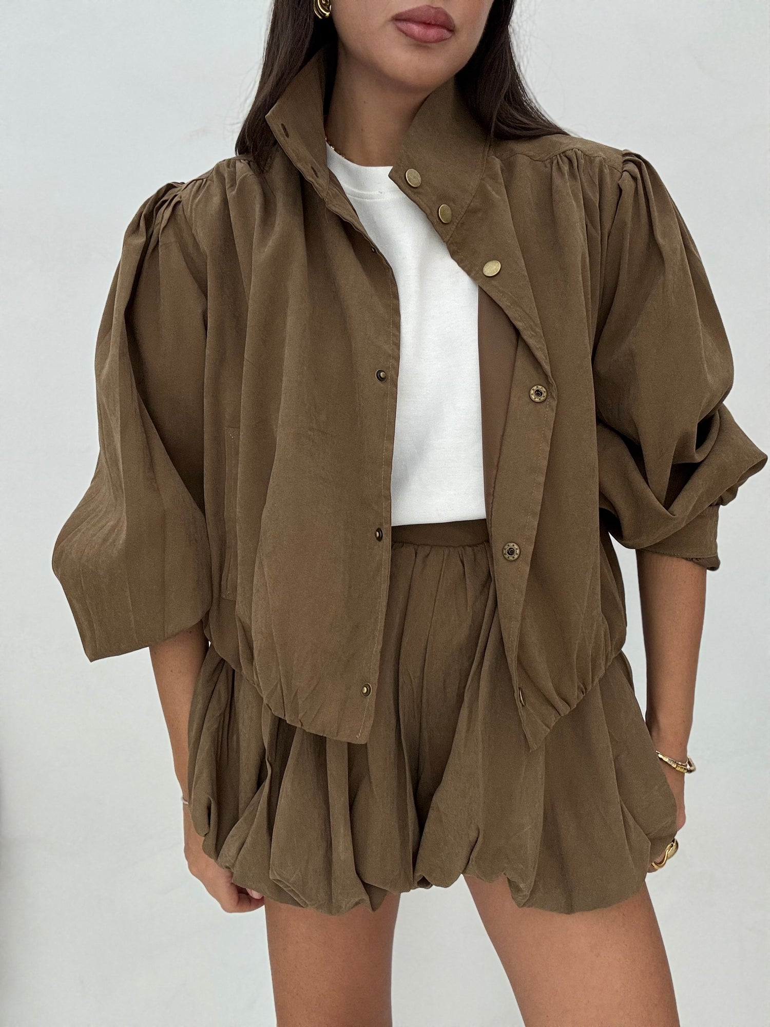 Giacca/Bomber ‘SUEDE’ Camel