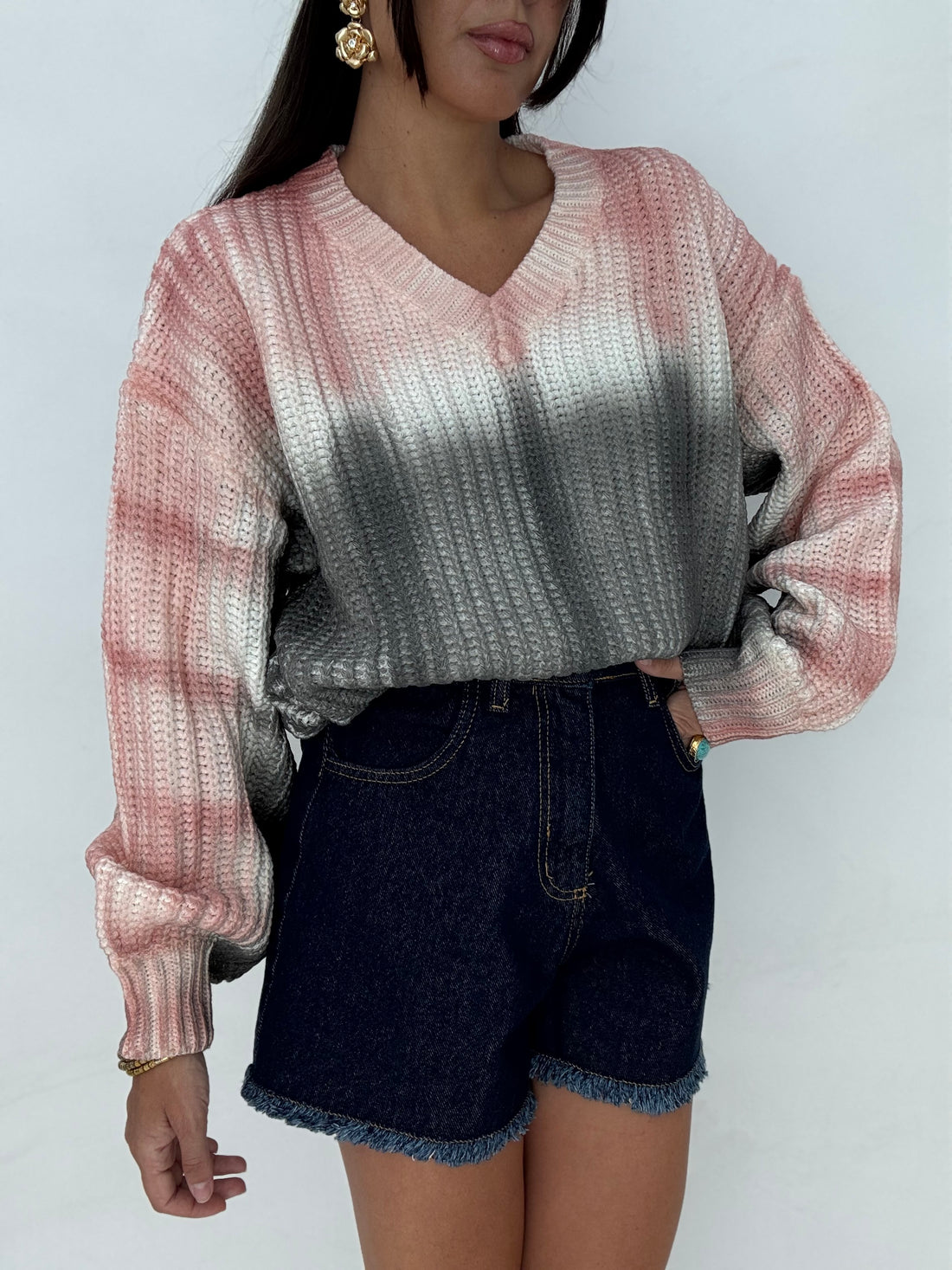 Maglione ‘SFUMATO’ Rosa