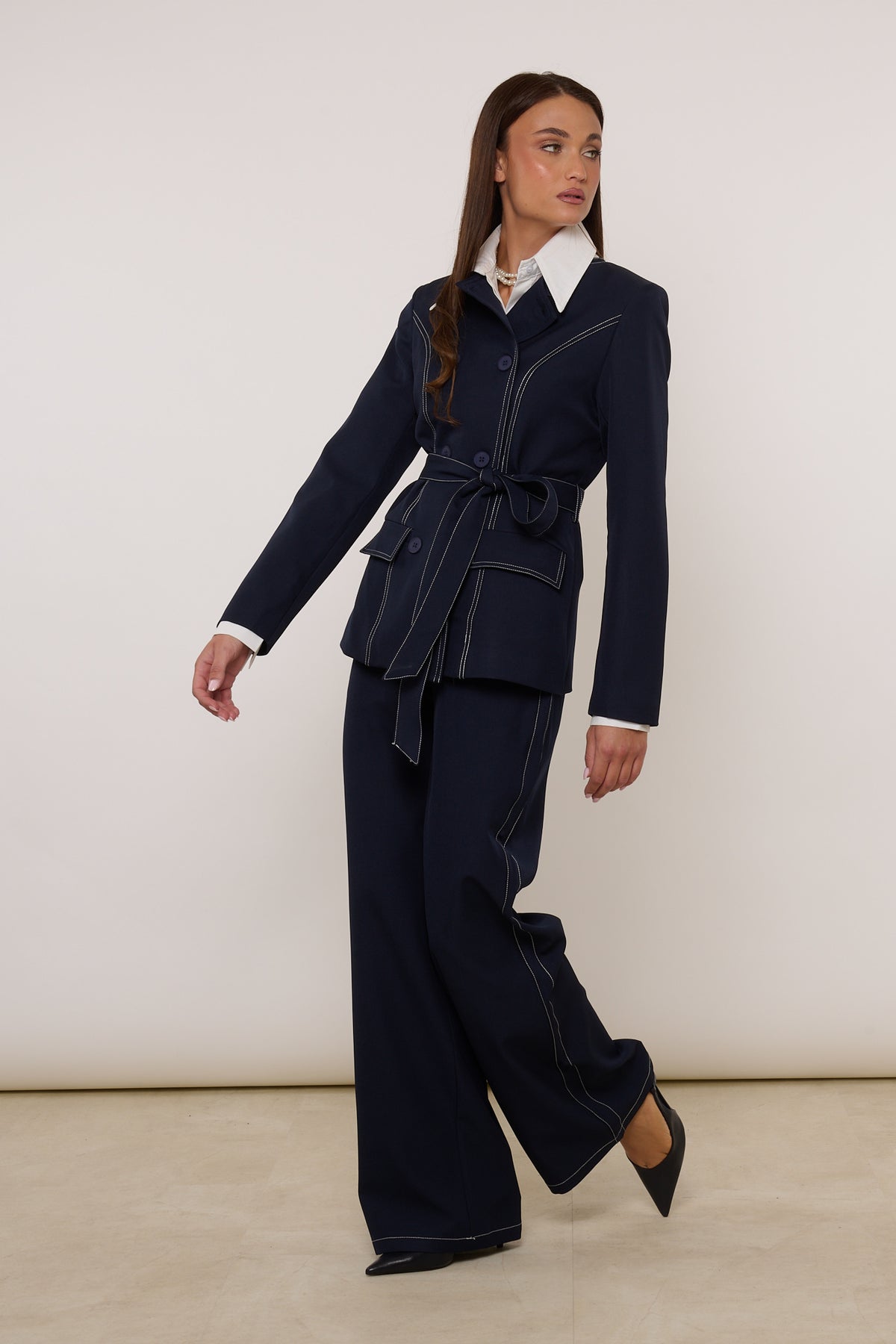 Coordinato ‘IMPUNTURE’ Blu Notte
