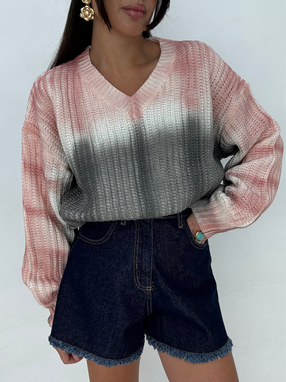 Maglione ‘SFUMATO’ Rosa