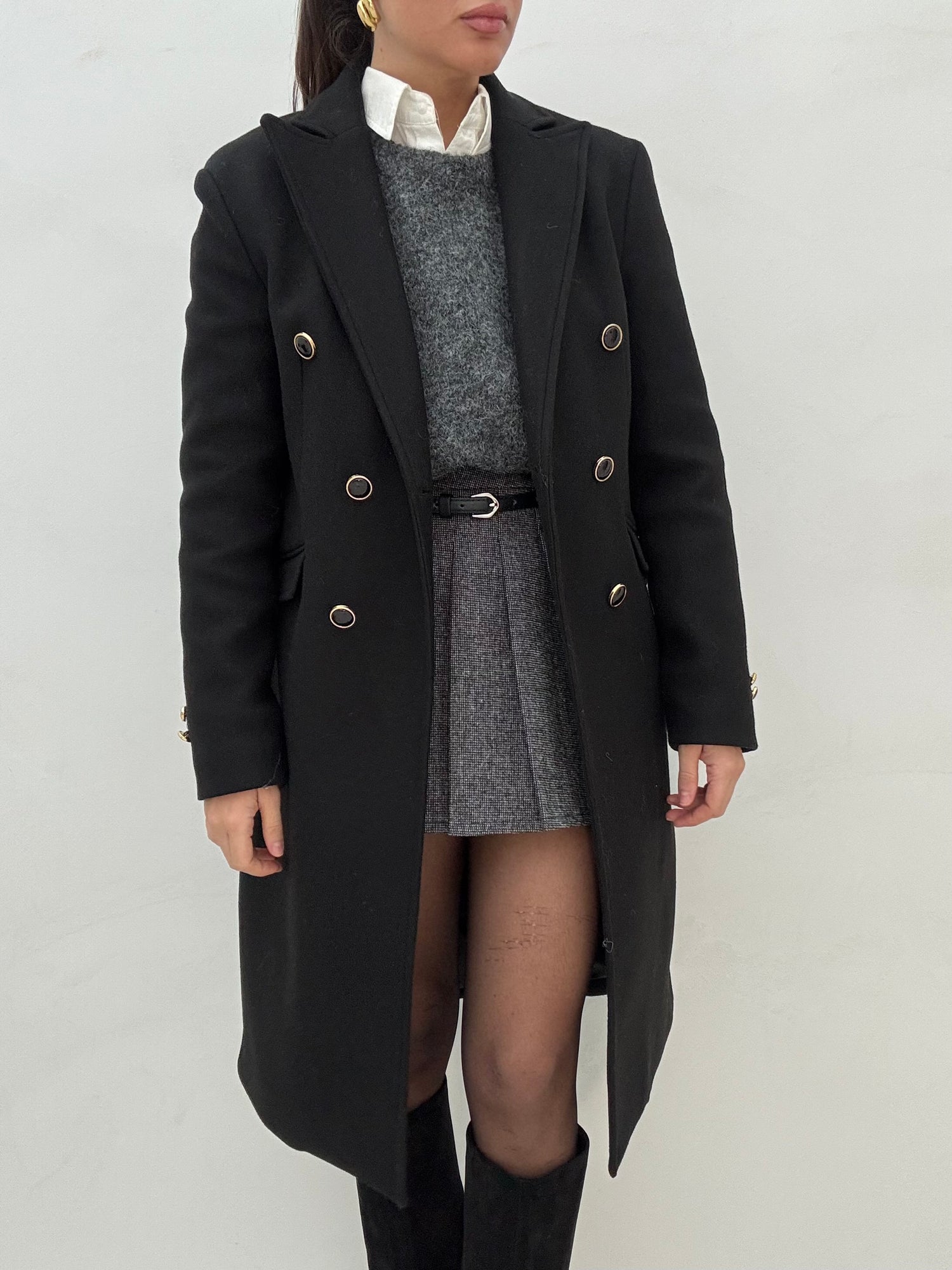 Cappotto ‘6 BOTTONI’ Nero