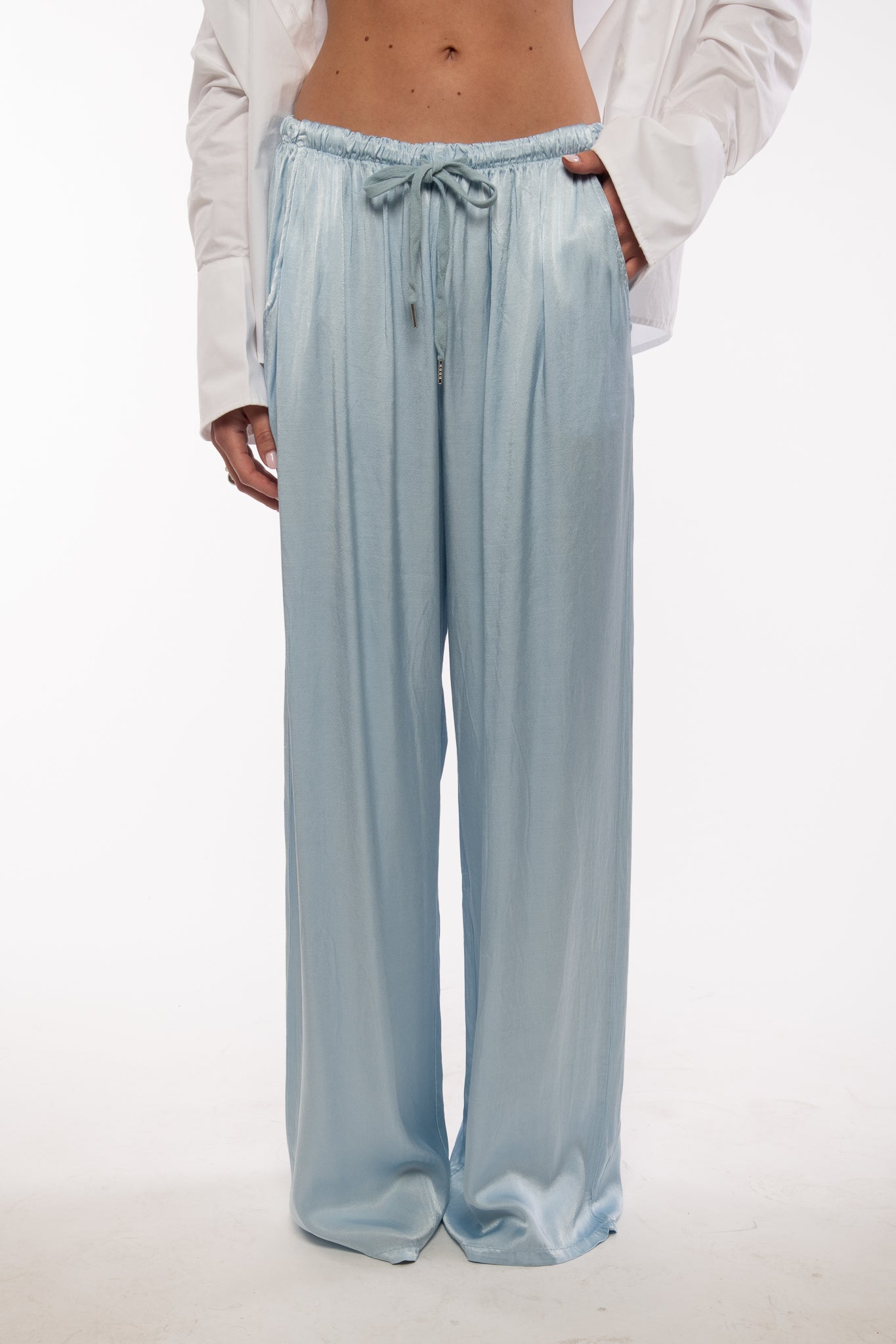 Pantalone ‘LAMINATO’ Azzurro
