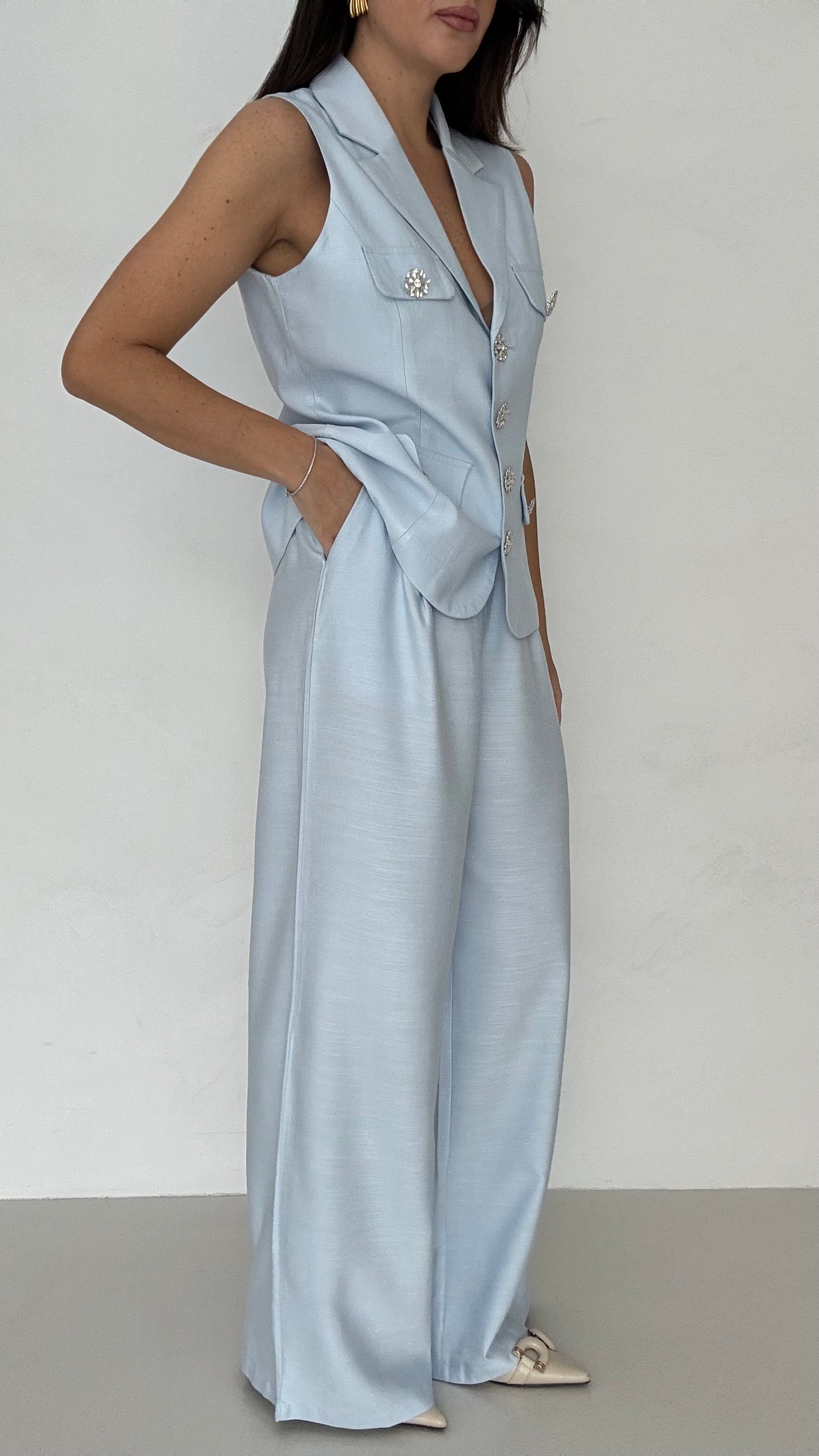 Coordinato ‘STRASS’ Azzurro