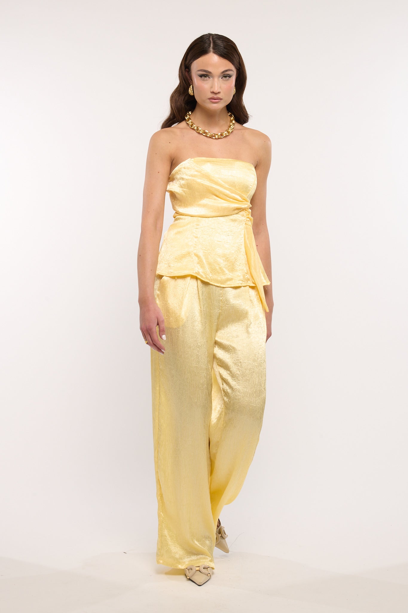 Coordinato ‘SUNDAY LAMINATO’ Giallo