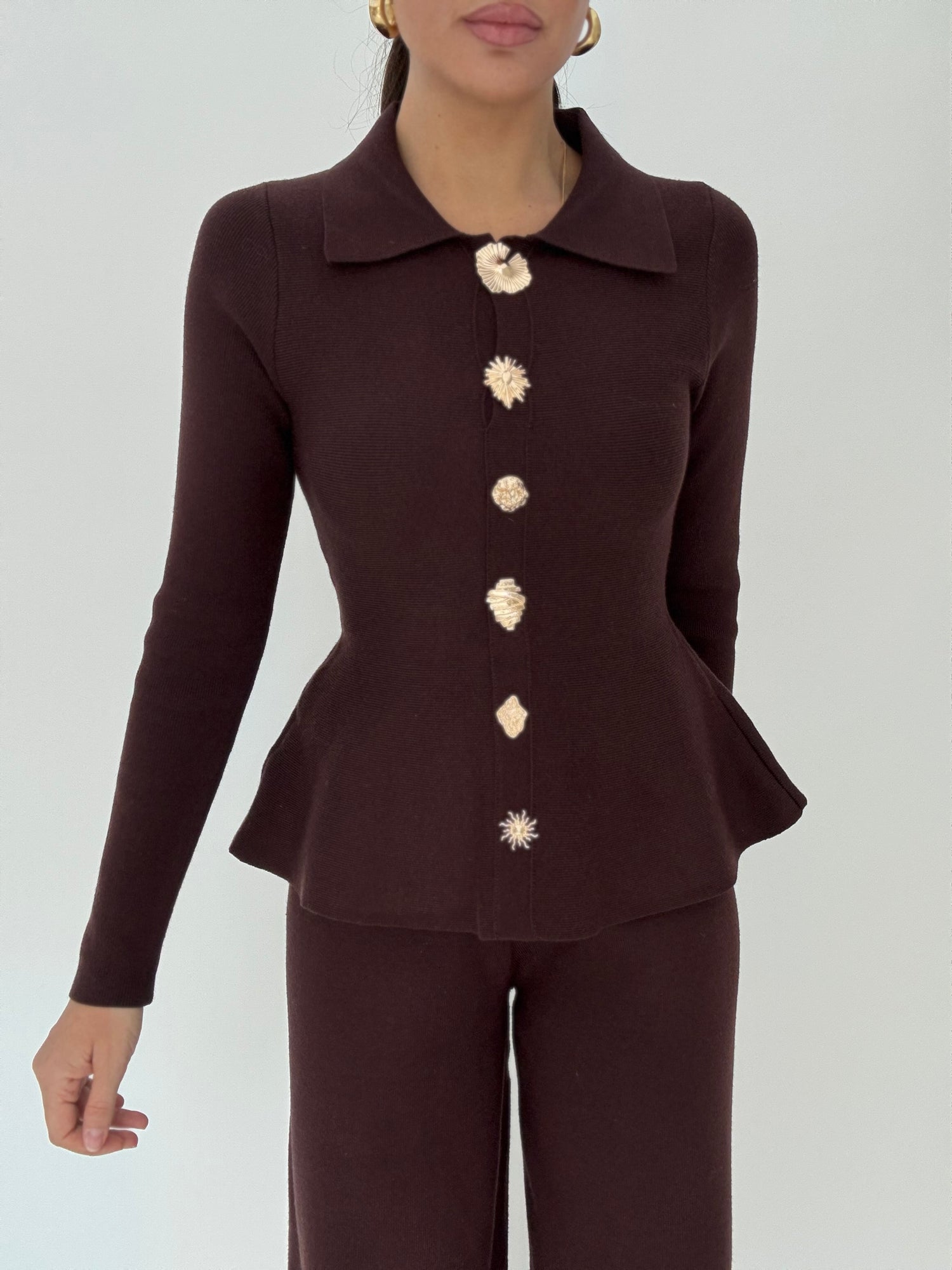 Coordinato ‘TRENDY DETTAGLIO ORO’ Cacao