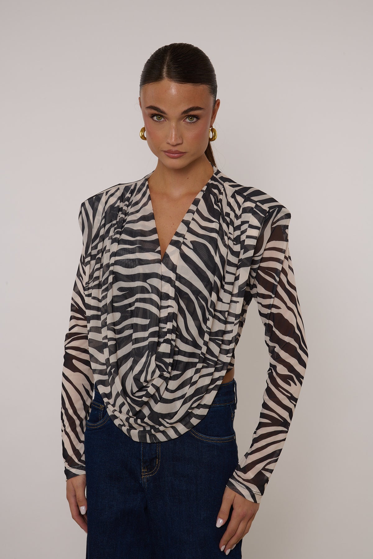 Top ‘CHIFFON’ By Lumina Zebrata