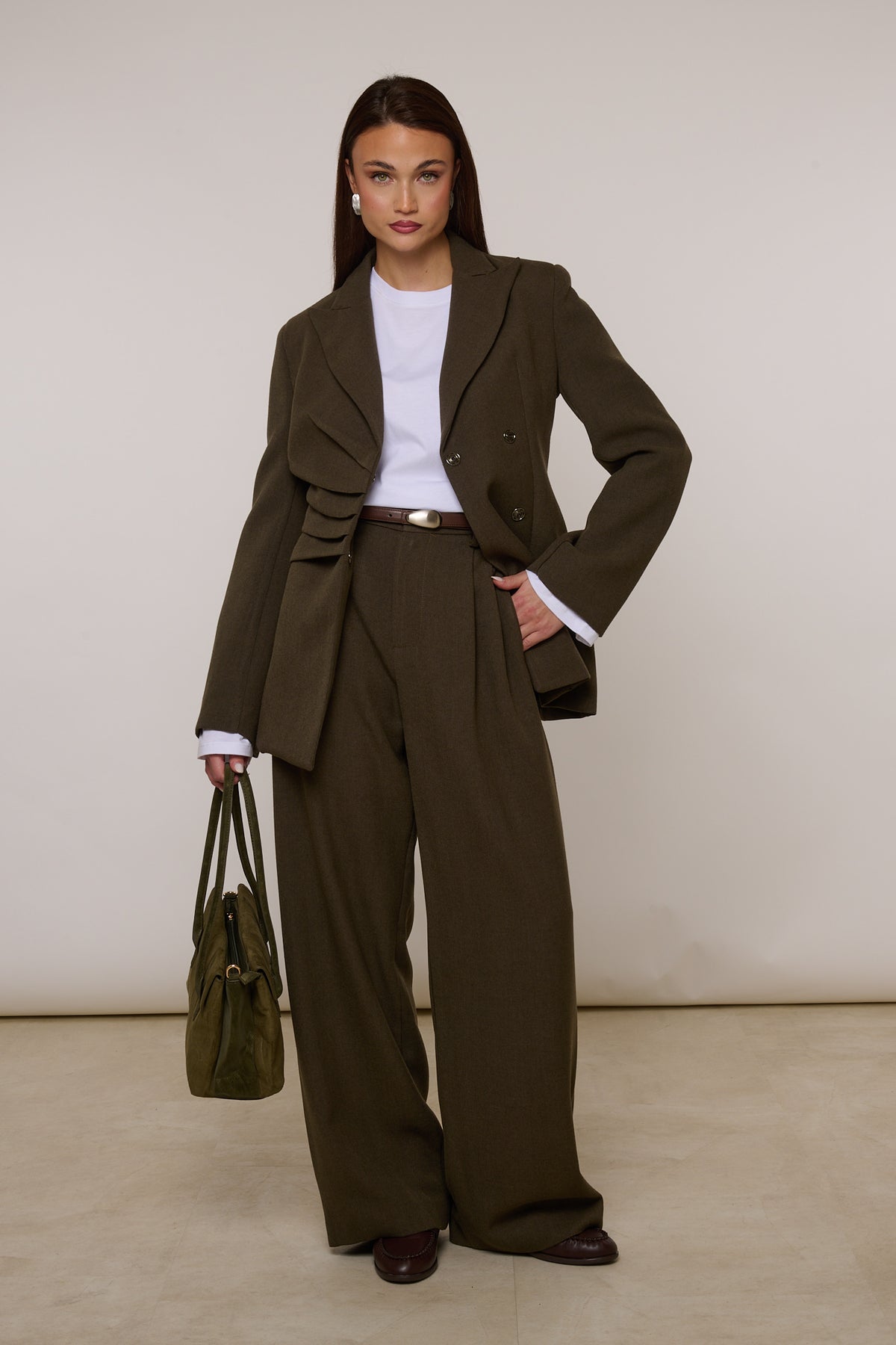 Pantalone ‘GANCETTO+CINTURA’ By Lumina Verde Militare