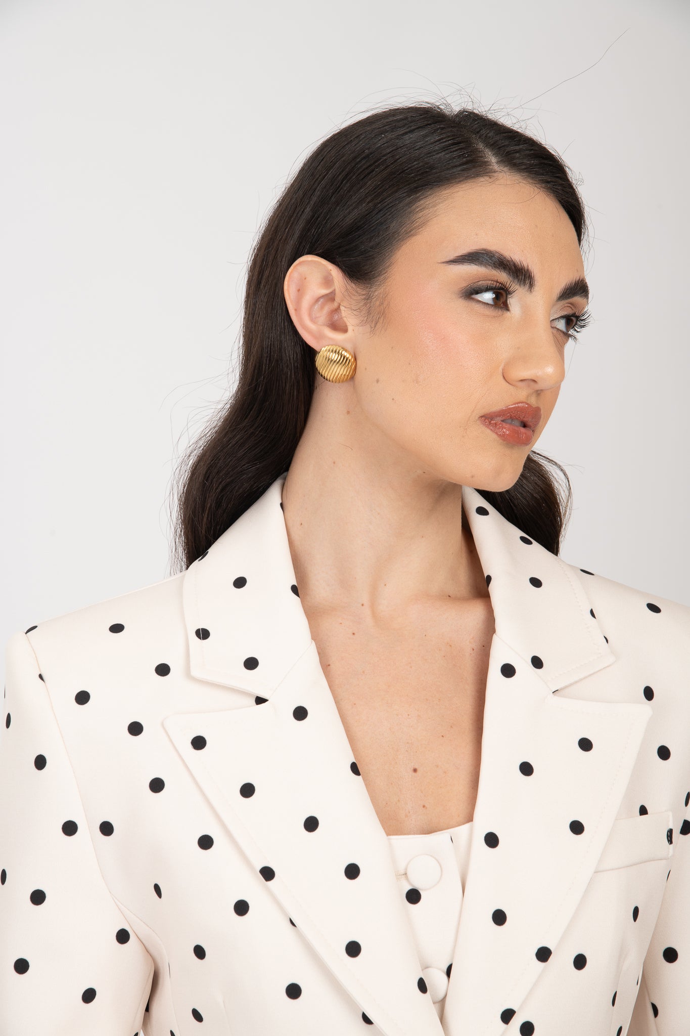 Orecchini ‘CERCHIO RIGATO’