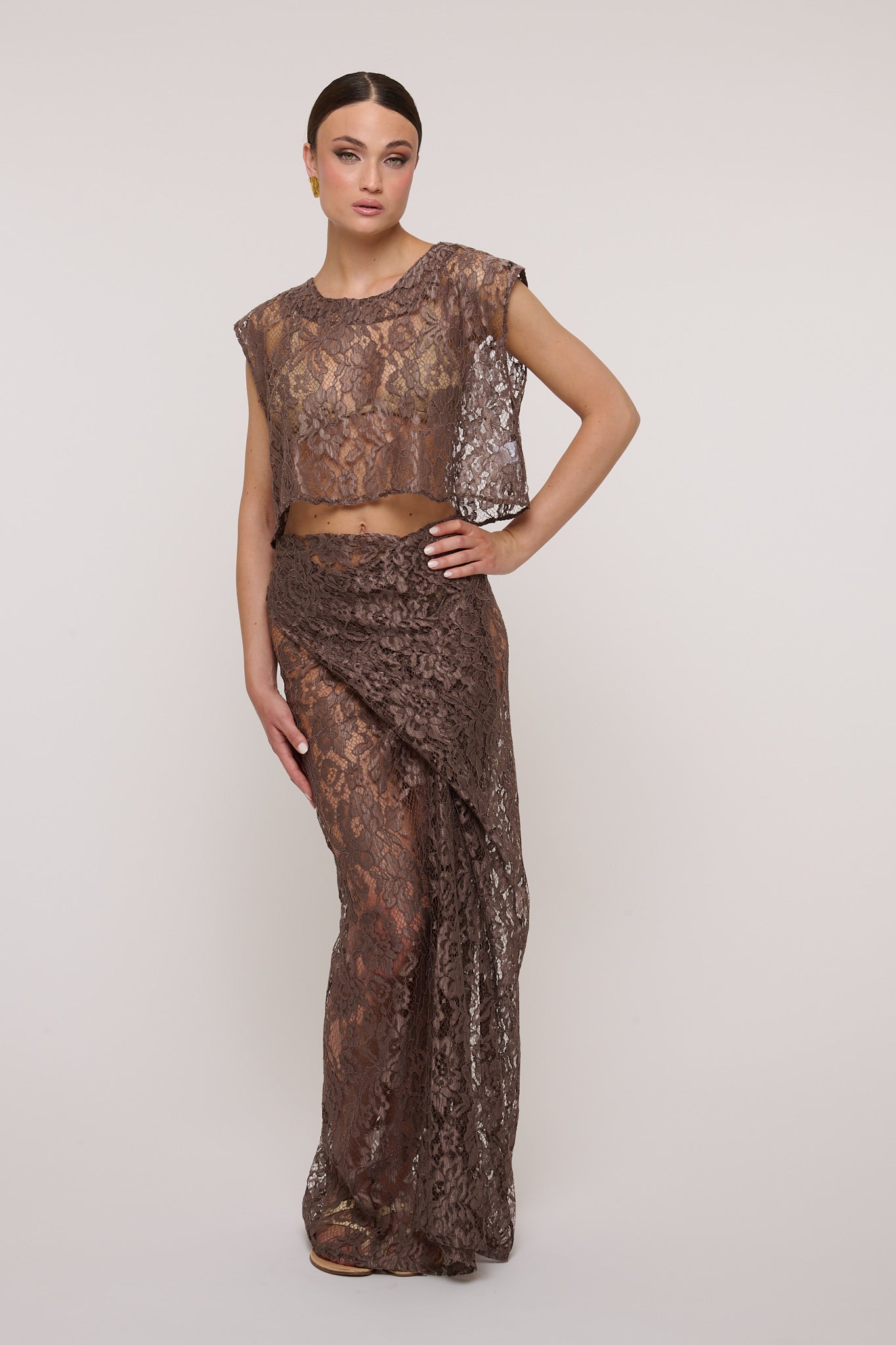 Coordinato ‘IN PIZZO’ Cacao