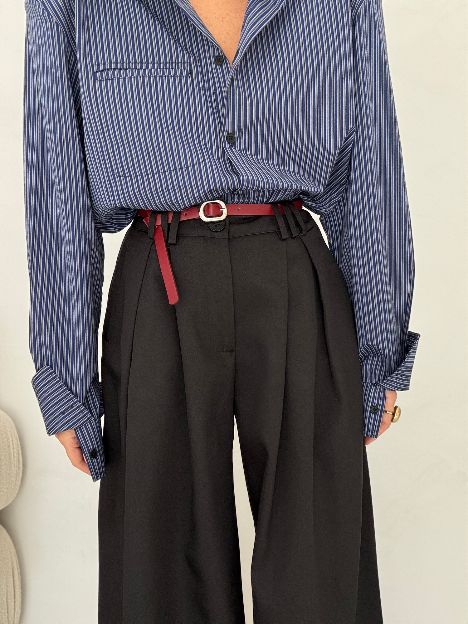 Pantalone ‘MOOD MAN’ con cintura Nero