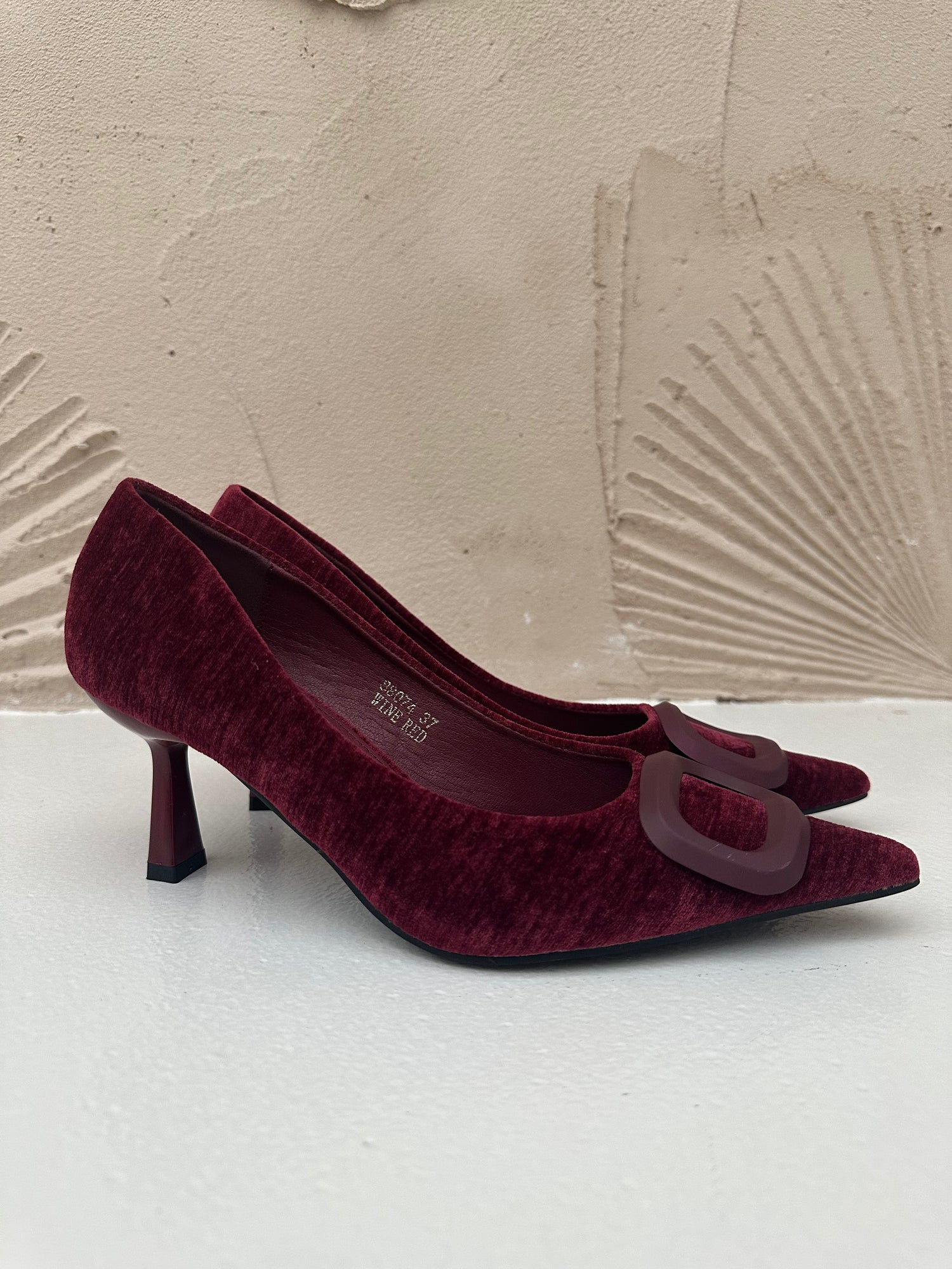 Decolletè ‘FIBBIA’ Bordeaux