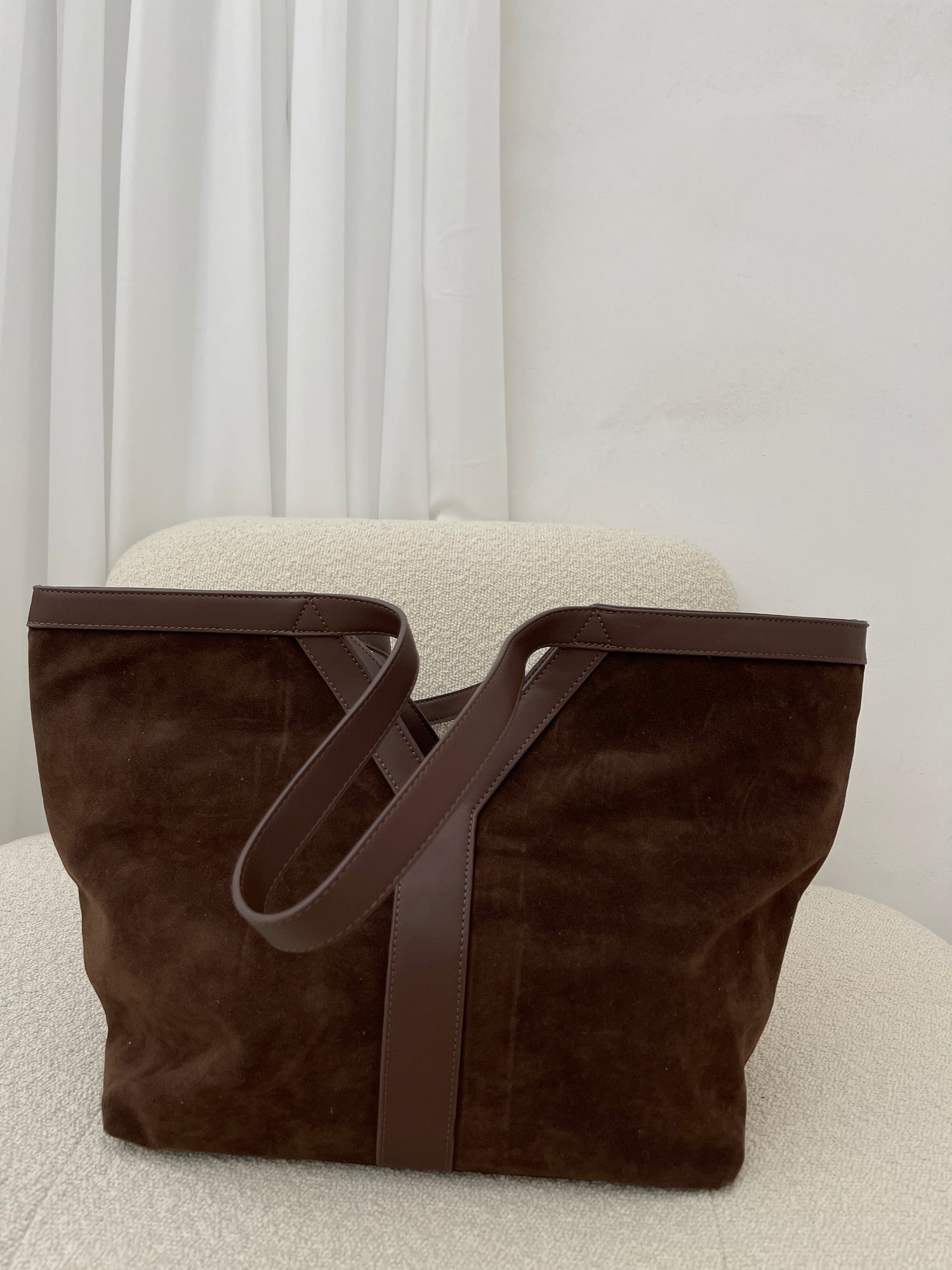 Borsa ‘VIVIENNE’ in suede Cacao