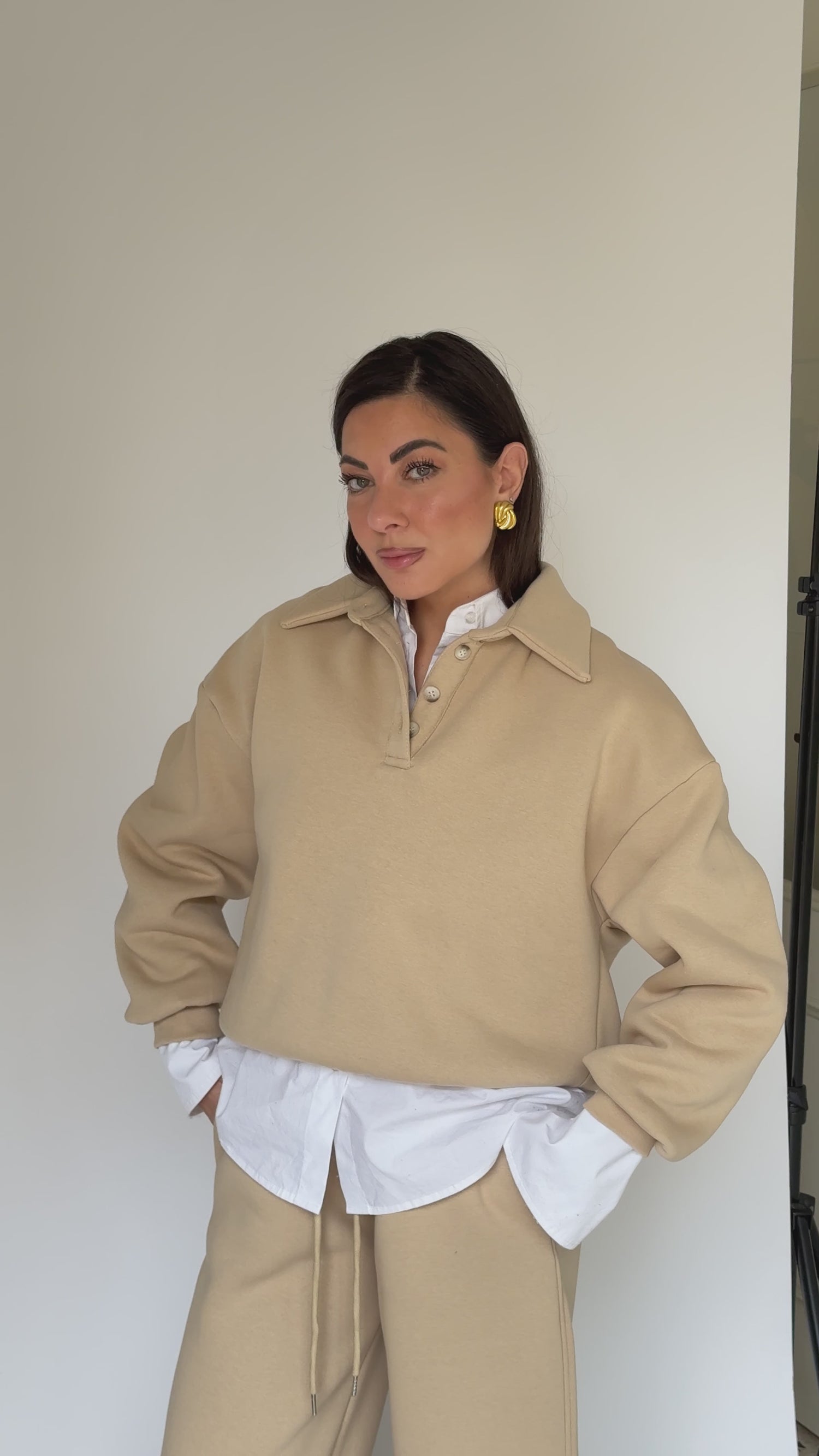 Giacca/Bomber ‘PILE INTERNO’ Panna